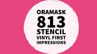 Oramask 813 First Impressions  Wood Sign Tutorial [upl. by Aneleairam367]