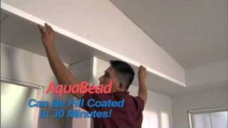 CertainTeed Gypsum AquaBead Installation short video [upl. by Neeloj]