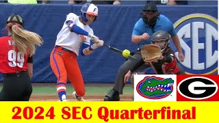 Georgia vs Florida Softball Game Highlights 2024 SEC Tournament Quarterfinal [upl. by Yolanthe]