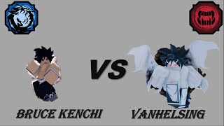 Bruce Kenchi VS Vanhelsing 1v1 Shindo life Roblox [upl. by Spear316]