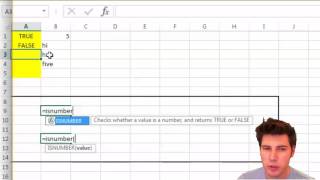 Excel isnumber function [upl. by Ella]