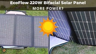 EcoFlow 220W Bifacial Solar Panel Review Over Hyped [upl. by Tierney]