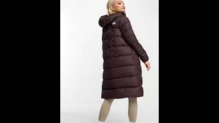 THE NORTH FACE Hydrenalite Hooded Down Puffer Jacket Shiny Brown Women  Asos [upl. by Marquez]