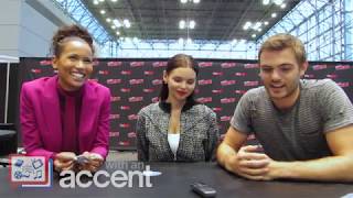 NYCC 2018 Siren  Fola EvansAkingbola Eline Powell and Alex Roe [upl. by Lantha]