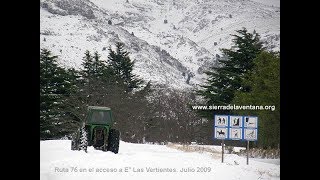 Fuerte nevada de 2009 en Sierra de la Ventana [upl. by Forland]