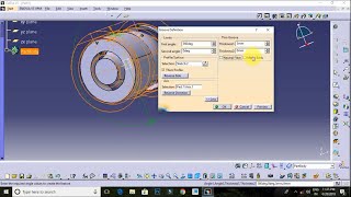 CATIA V5 Groove  Revolve Cut Option  Tamil [upl. by Assirrec]