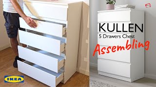 IKEA KULLEN 5 Drawers Chest Assembly [upl. by Lleraj]