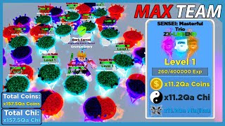 Unlocked Full Team of ZXLEGEND Pack Pets amp Max Rank Lightning Storm Sensei  Roblox Ninja Legends [upl. by Kathleen]