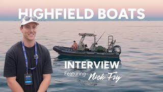 Highfield Inflatable Boats  Interview at Sanctuary Cove Boat Show [upl. by Ayerf]