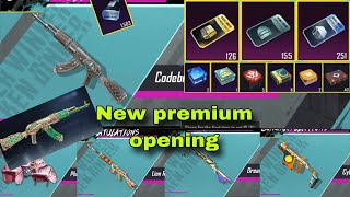 new premium crate opening pubg mobile  AKM from premium  new crate opening pubg mobile [upl. by Ellednahs274]