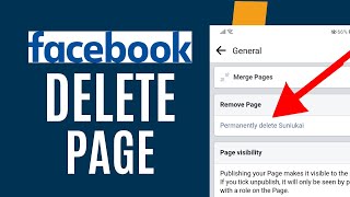 How to Delete a Facebook Page [upl. by Eednus]