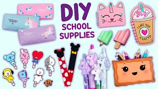 10 DIY AMAZING SCHOOL SUPPLIES IDEAS  BACK TO SCHOOL HACKS [upl. by Garlen157]