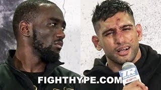 TERENCE CRAWFORD SAVAGELY TELLS AMIR KHAN quotTELL THE TRUTHquot ABOUT QUITTING DEBATE STOPPAGE [upl. by Oidacra193]