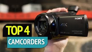 TOP 4 Camcorders [upl. by Tessie]