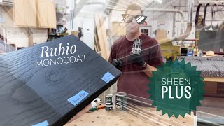 Rubio Monocoat Sheen Plus on Ebonized Ash [upl. by Anastos621]