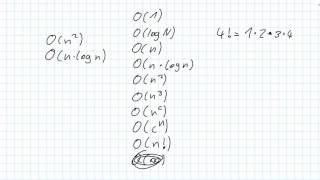 Algorithmen 006  O Notation [upl. by Vasquez]