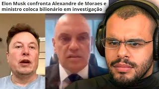 RESUMO DA TRETA ENTRE ELON MUSK E ALEXANDRE DE MORAES [upl. by Ynattib]