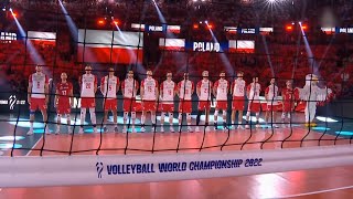 Poland National Anthem  Volleyball World Championship 2022 Final [upl. by Analrahc]