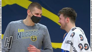 Luka Doncic amp Nikola Jokic Share a Moment After the Game  Mavericks vs Nuggets  March 13 2021 [upl. by Evangelina511]