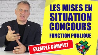 Mises en situation concours fonction publique avec EXEMPLE complet [upl. by Adyela]