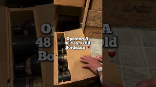 Uncorking a 1976 Château Palmer Vintage Bordeaux Experience🍷🎥wunderbrunnenopfikon wine bordeaux [upl. by Britt]