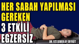 HER SABAH YAPILMASI GEREKEN 3 ETKİLİ EGZERSİZ aktifizyo fiziktedavi boyunağrısı [upl. by Jeremiah316]