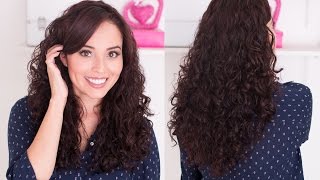 CABELLO RIZADO CON FIJACIÃ“N DE ASPECTO NATURAL Fabi Ortiz [upl. by Wedurn]