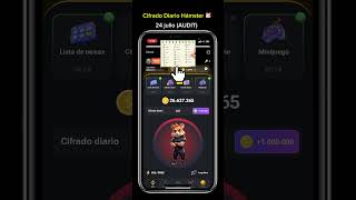 Cifrado Diario Hámster Kombat 🐹 24 julio AUDIT [upl. by Asiul]