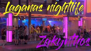 Laganas Nightlife 2018 June Zakynthos [upl. by Lraed576]