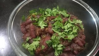 kidney Beans lobiachaat rajma how to make beansfrom my kitchen to yours infosavorysecrets [upl. by Shamus]