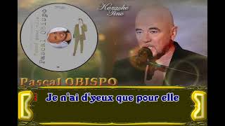 Karaoke Tino  Pascal Obispo  Tombé pour elle [upl. by Charie]