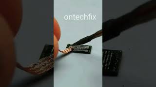 IC cleaningIC fixingrepaircpuontechfixsmartphonecellphone [upl. by Catton960]