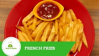 How to make crispy French fries recipe  क्रिस्पी फ्रेंच फ्राइस रेसिपी  ఫ్రెంచ్ ఫ్రైస్ రెసిపీ [upl. by Isaacs]