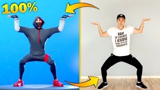 FORTNITE DANCES IN REAL LIFE BUT THEY ARE 100 IN SYNC Best Fortnite Dances in Real Life [upl. by Eirol264]