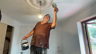 How to paint a perfect ceiling [upl. by Loughlin]