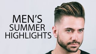 MENS HAIR HIGHLIGHTS  Mariano Di Vaio Summer Highlights 2019  ALEX COSTA [upl. by Lonna]