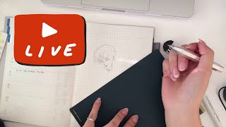 Live Part 1 Muji Planner Decorating [upl. by Meehar788]