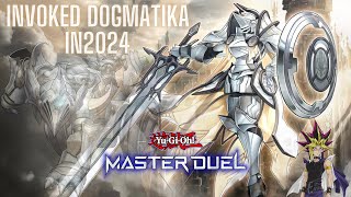 Invoked Dogmatika Ranked Gameplay No Bystials Deckprofile 2024 YuGiOh Master Duel [upl. by Swanhilda]