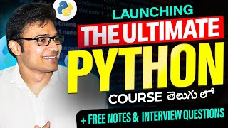 Launching The Ultimate Python Course  Ravindrababu Ravula [upl. by Durward641]