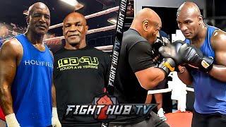 Evander Holyfield Sparring with Mike Tyson Footage Leaked [upl. by Fitzpatrick]