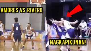 Ricci Rivero vs John Amores nagsuntukan  PBA draft combine [upl. by Teirtza]