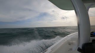 Sea Hunt Gamefish 25 in rough seas [upl. by Ainirtak]