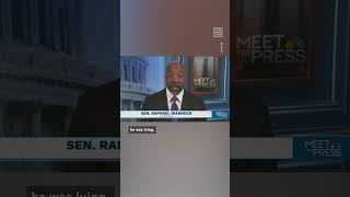 Sen Raphael Warnock Trump Is a Sick Person [upl. by Aisatsan]