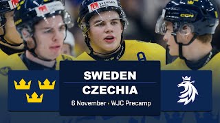 Sweden  Czechia  SandinPellikka amp Co Prepare for the World Juniors [upl. by Audre]