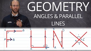 How to Calculate ANGLES on Parallel Lines  GEOMETRY 101  Grade 8 [upl. by Herzig146]