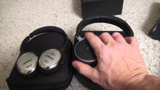 Noise Canceling Headphones AKG K495 NC Review and vs Bose QC3 [upl. by Ellinnet603]