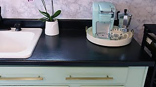 How to Paint Laminate Kitchen Countertops  DIY Network [upl. by Mcgruter]