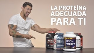 ¿Qué PROTEÍNA debo tomar Conoce cuál es la proteína ideal para ti [upl. by Corella975]