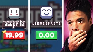 Esse programa faz PIXEL ART e é GRATUITO  Aseprite ou LibreSprite [upl. by Mariya]