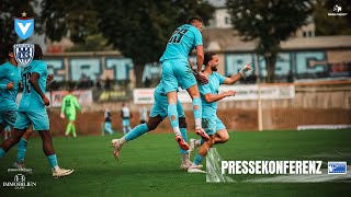 11 Spieltag  Pressekonferenz  Viktoria Berlin  SV Babelsberg 03  06102024 [upl. by Ailegra]